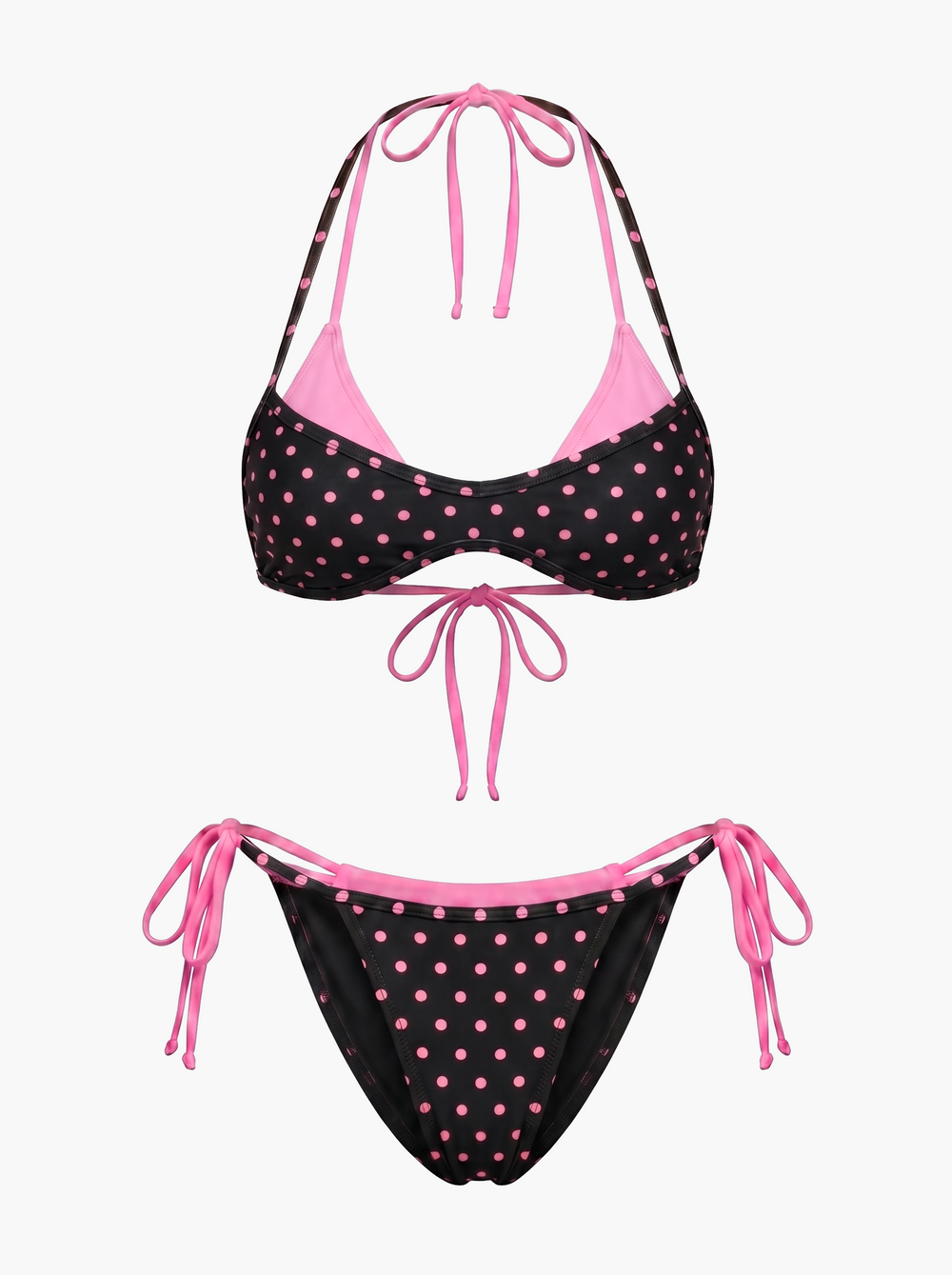 DOUBLE BAND DOTTED BIKINI