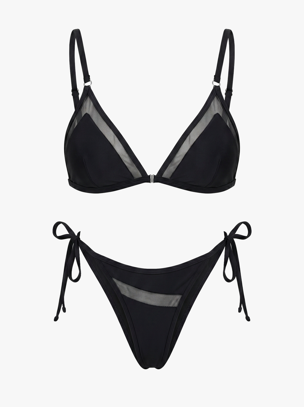 TRASPARENT TRIANGLE BIKINI
