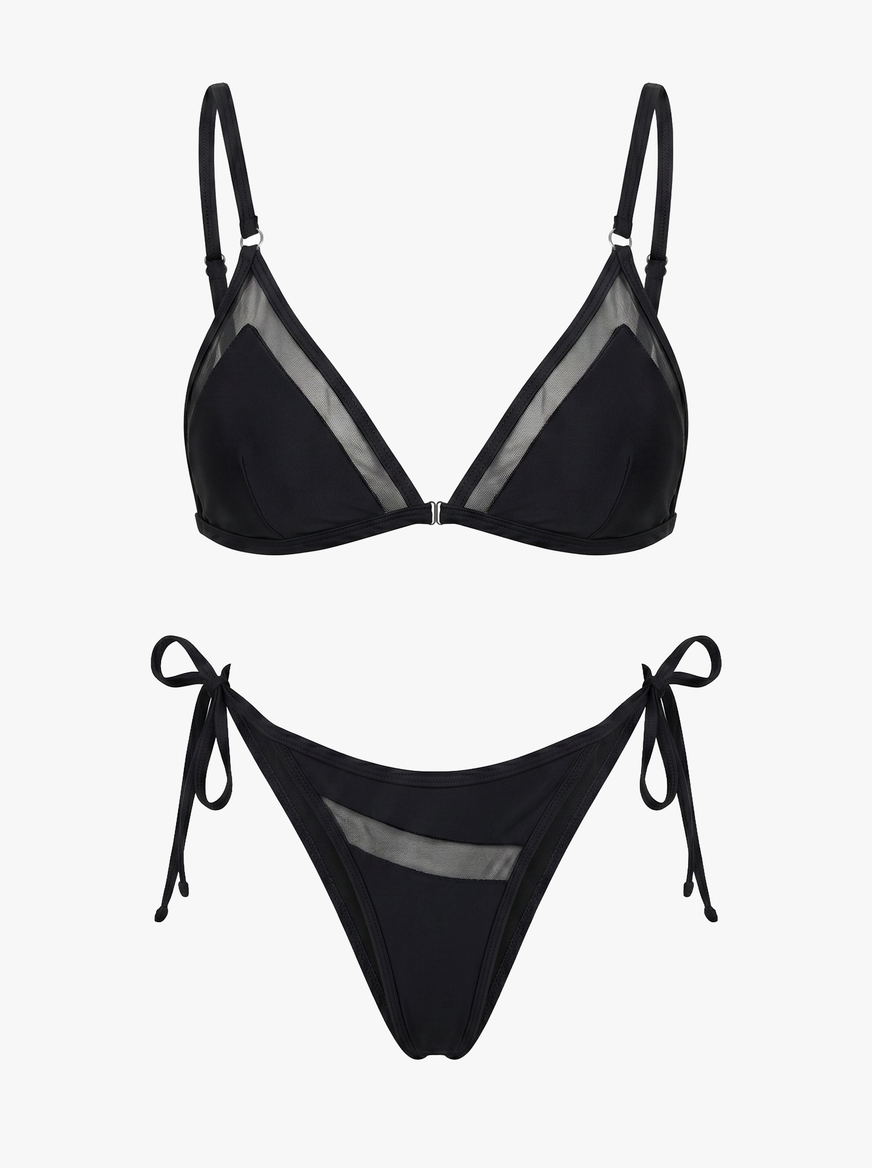 TRASPARENT TRIANGLE BIKINI