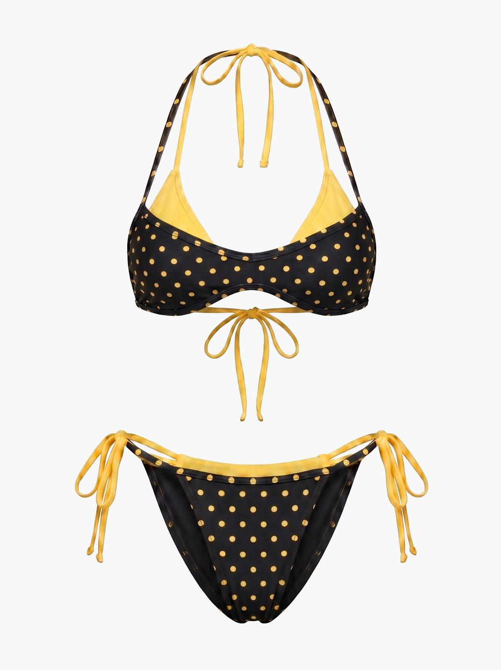 DOUBLE BAND DOTTED BIKINI