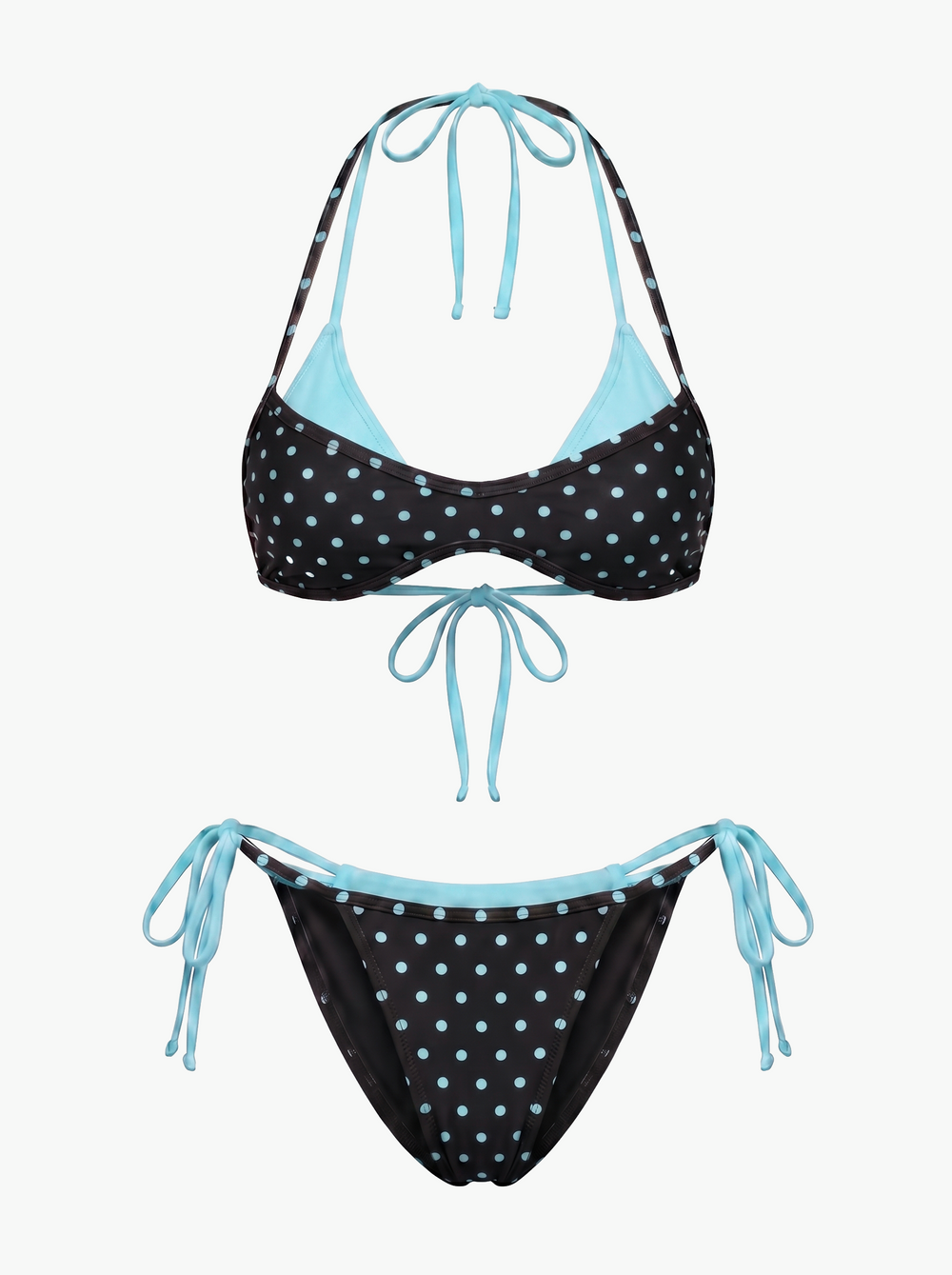 DOUBLE BAND DOTTED BIKINI