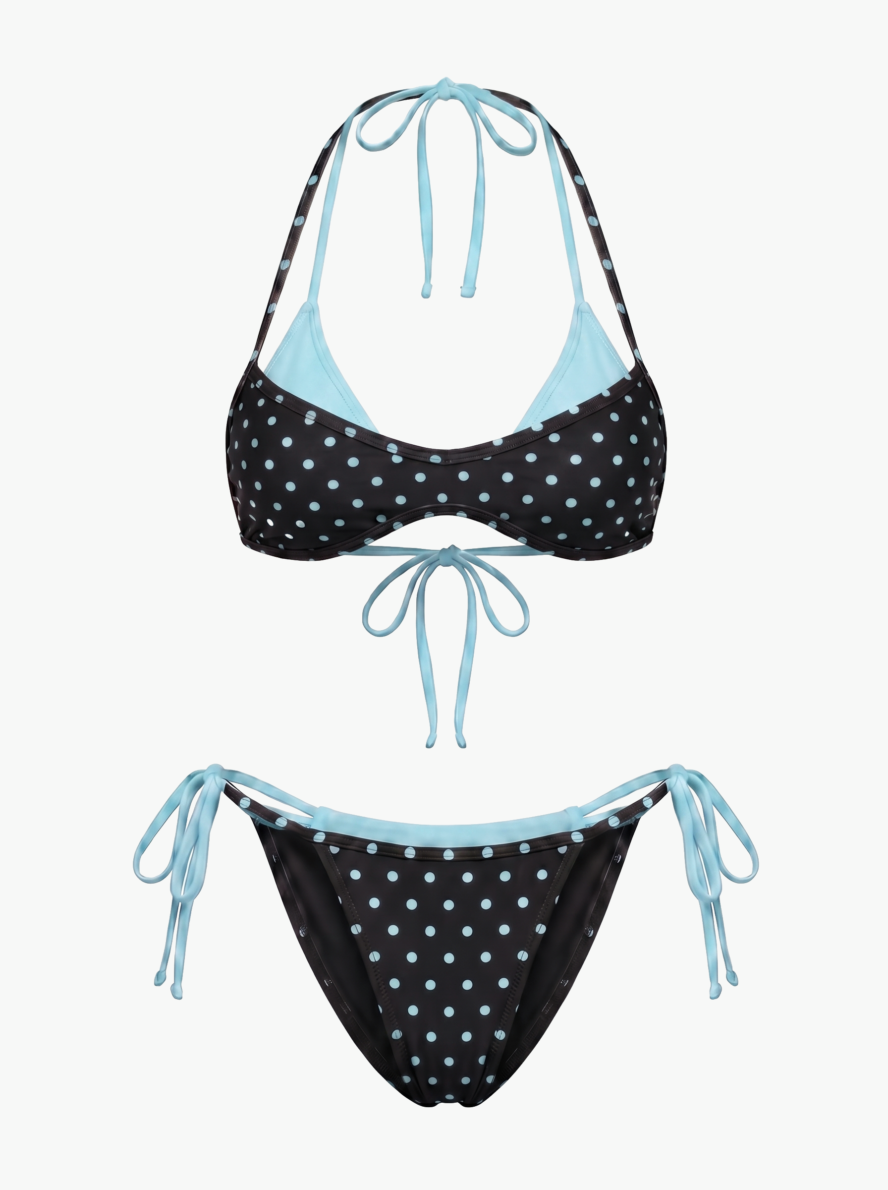 DOUBLE BAND DOTTED BIKINI