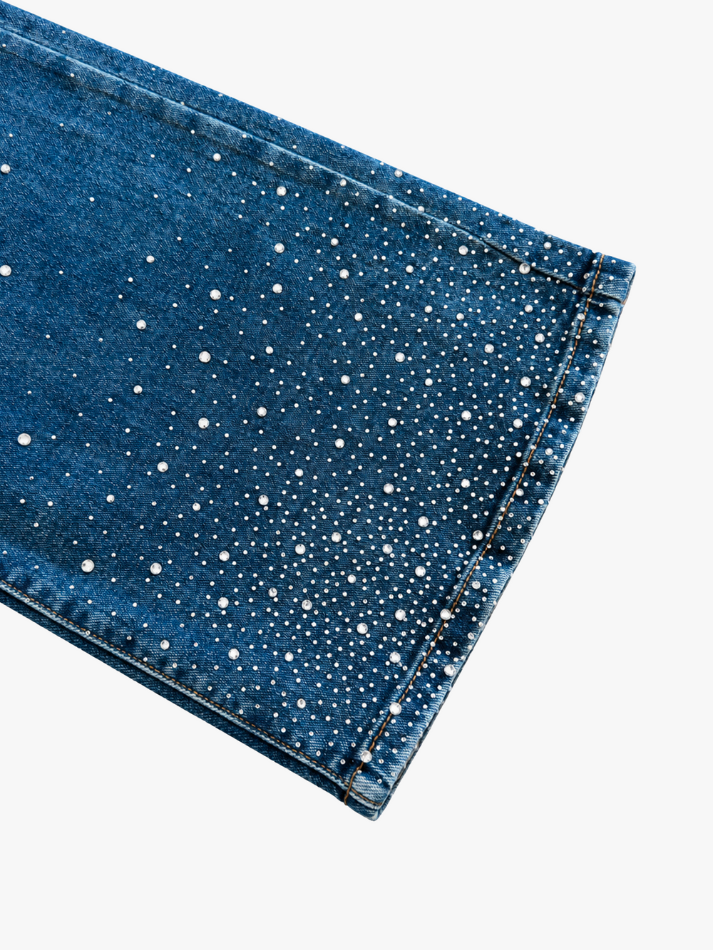 Blue Glittered Jeans