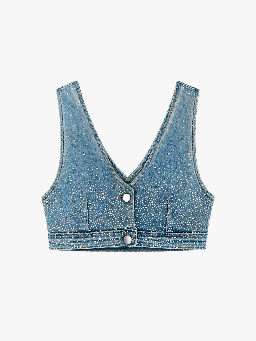 Glittered Sky Blue Top