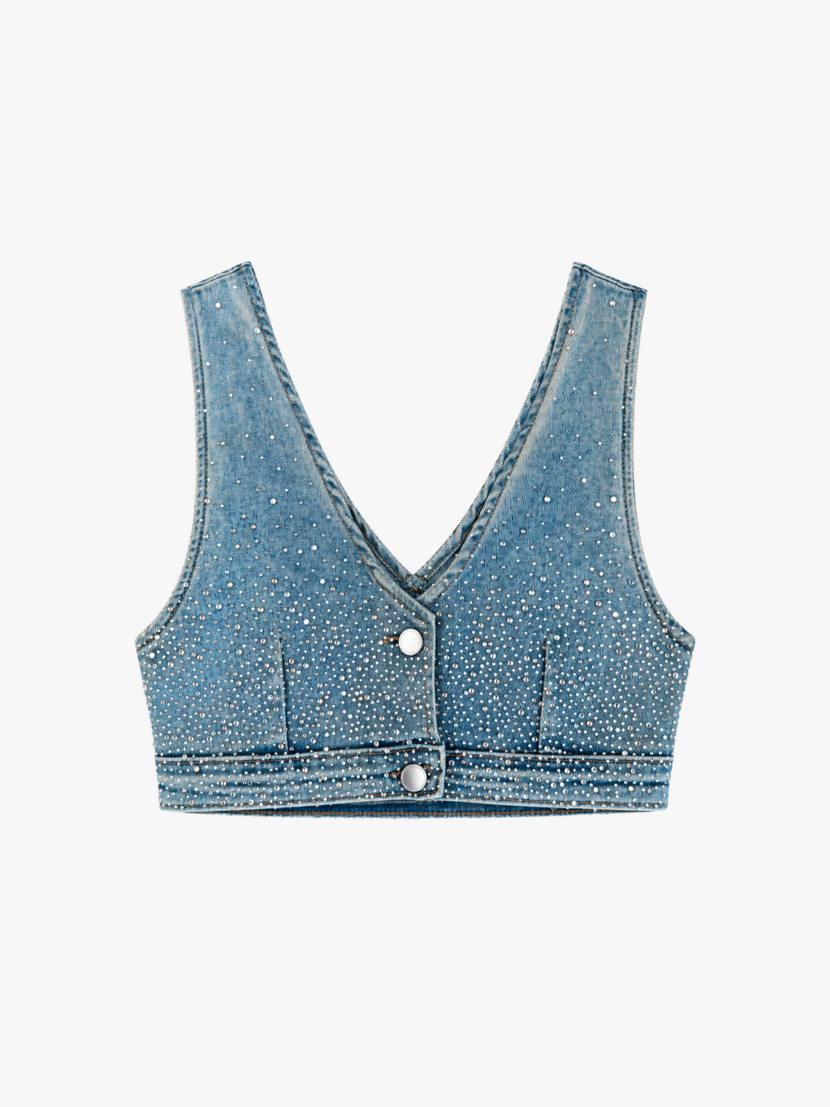 Glittered Sky Blue Top