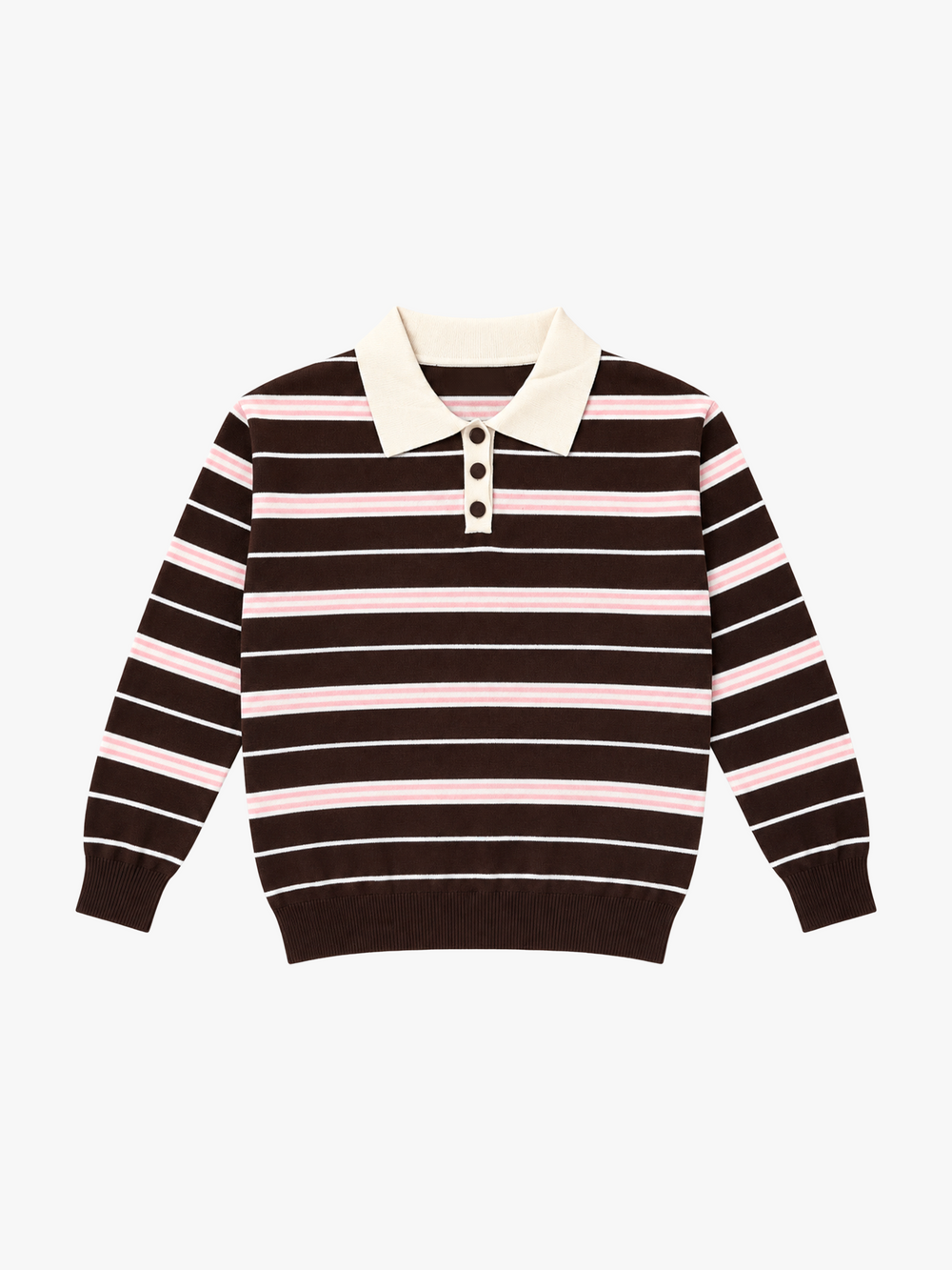 Striped Sweater Buttons