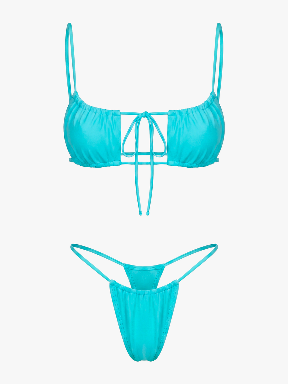 SIMPLE CENTER KNOT BIKINI
