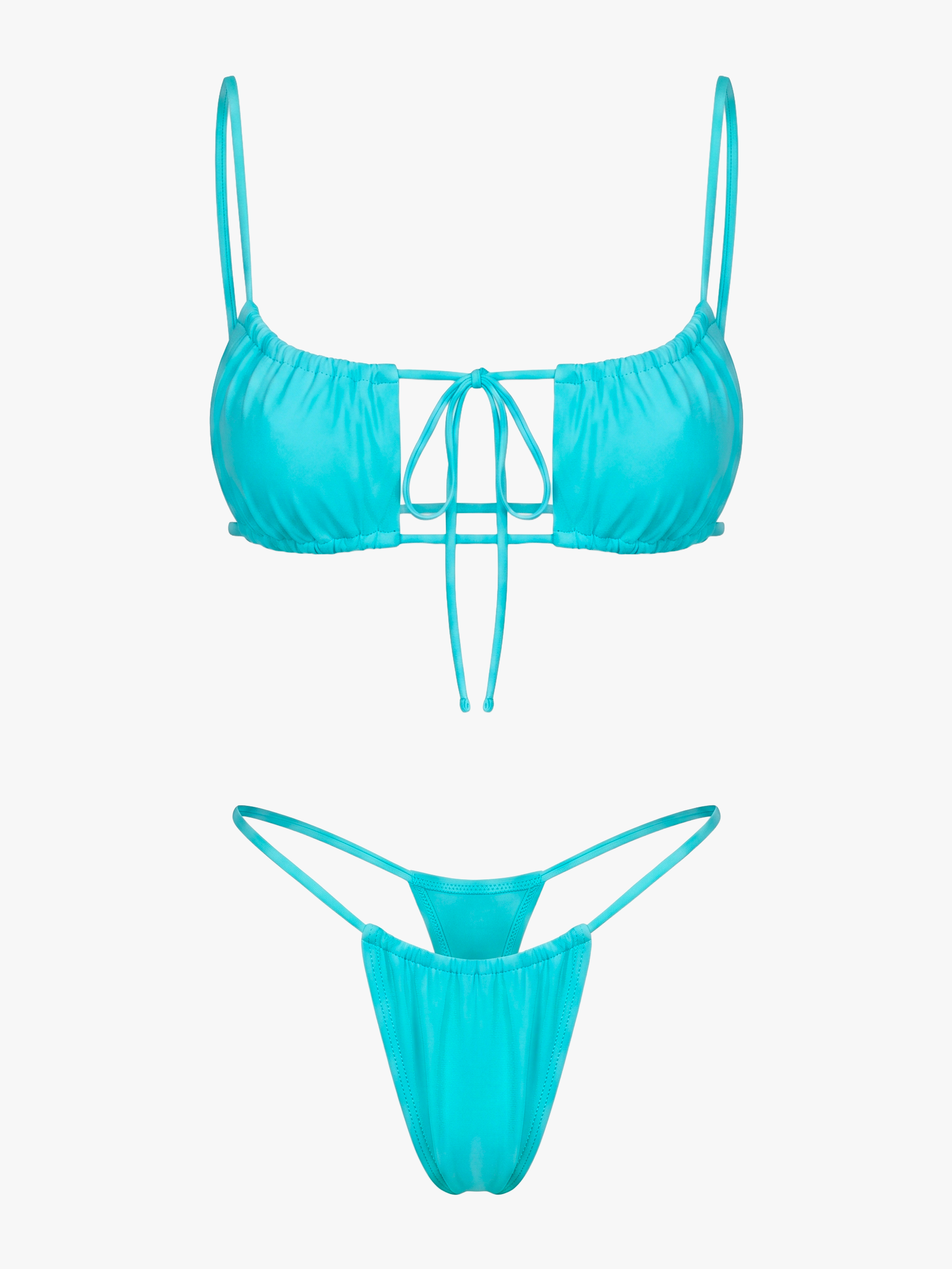 SIMPLE CENTER KNOT BIKINI