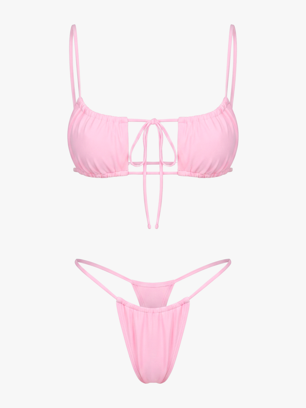 SIMPLE CENTER KNOT BIKINI