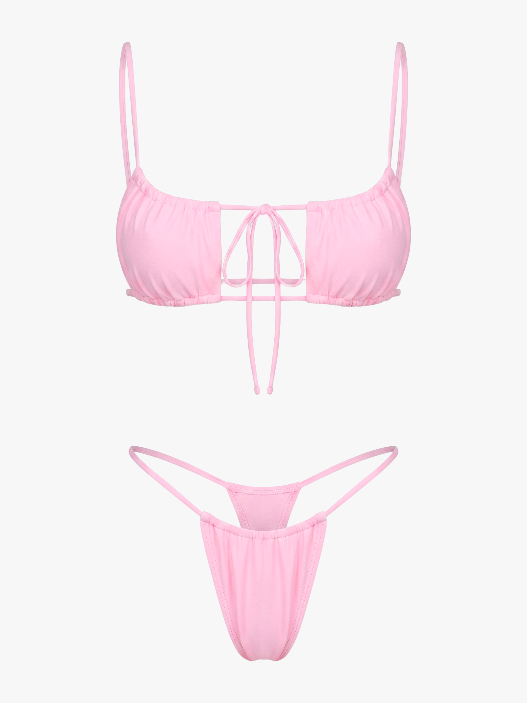 SIMPLE CENTER KNOT BIKINI