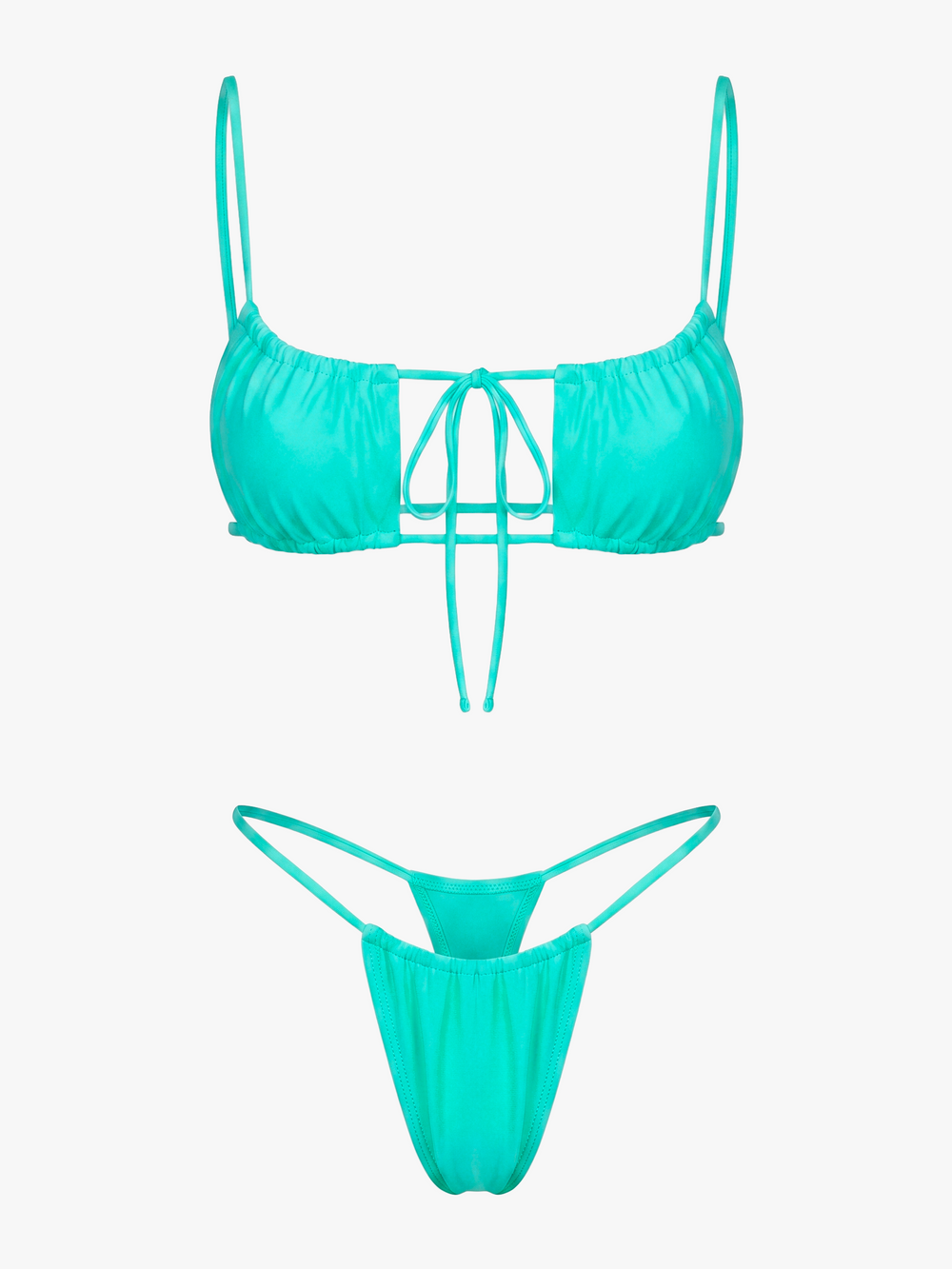 SIMPLE CENTER KNOT BIKINI