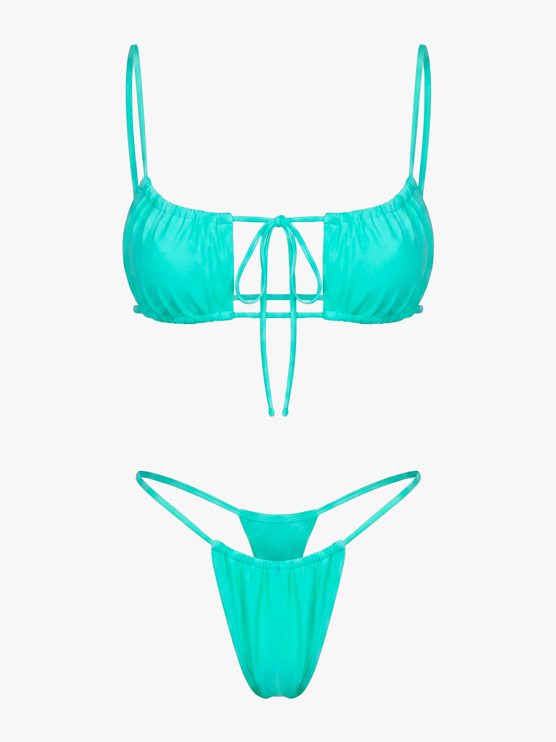 SIMPLE CENTER KNOT BIKINI