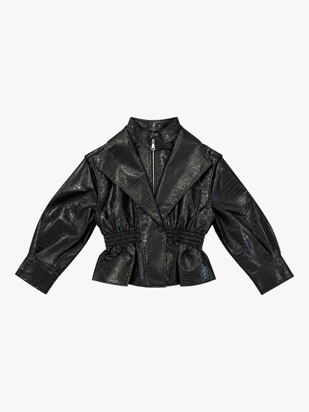 Black Crocodile Jacket
