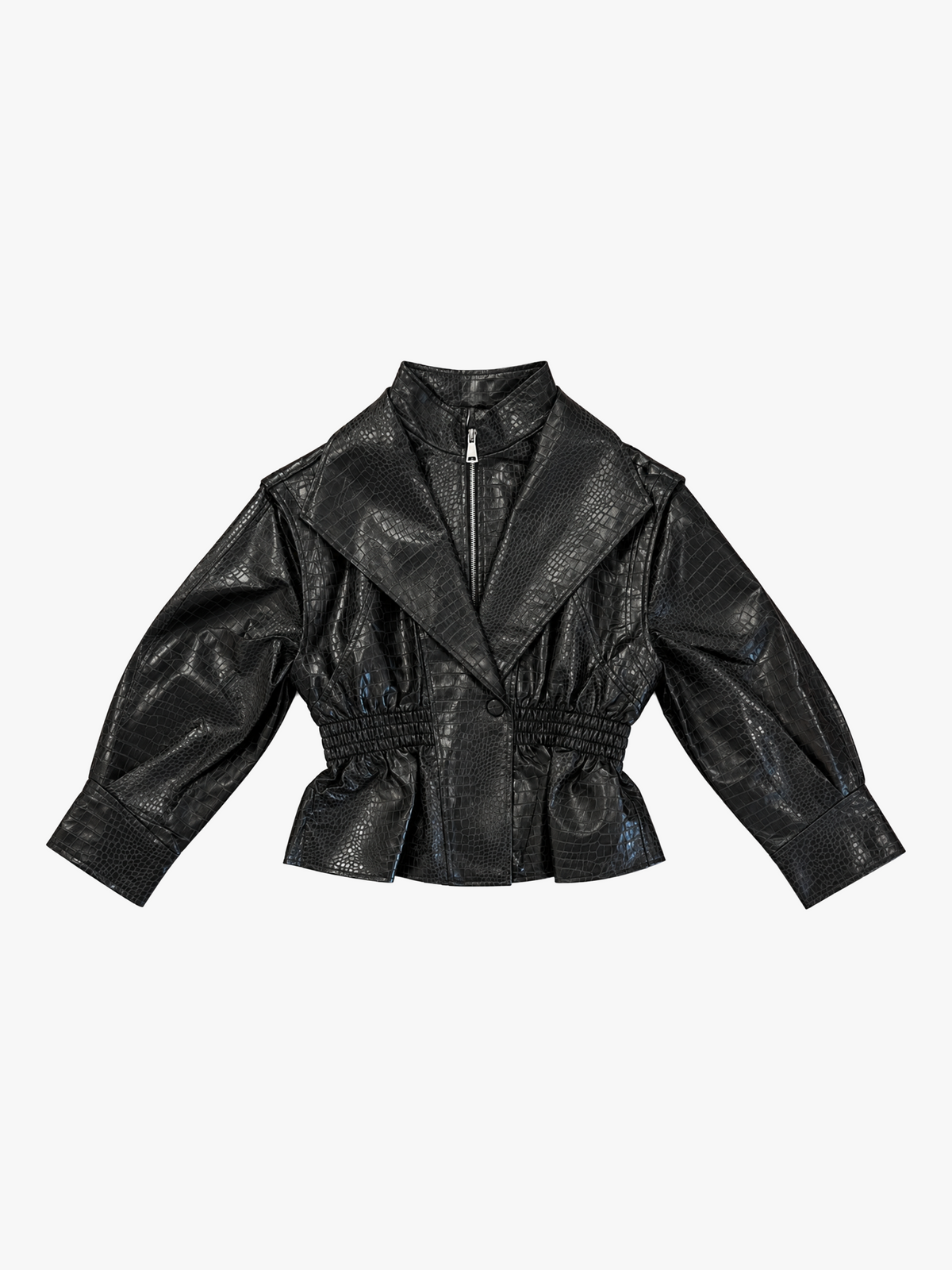 Black Crocodile Jacket