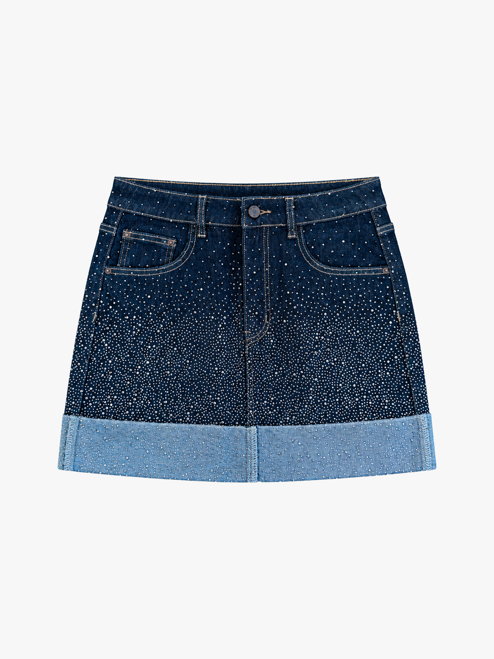 Glittered Blue Skirt
