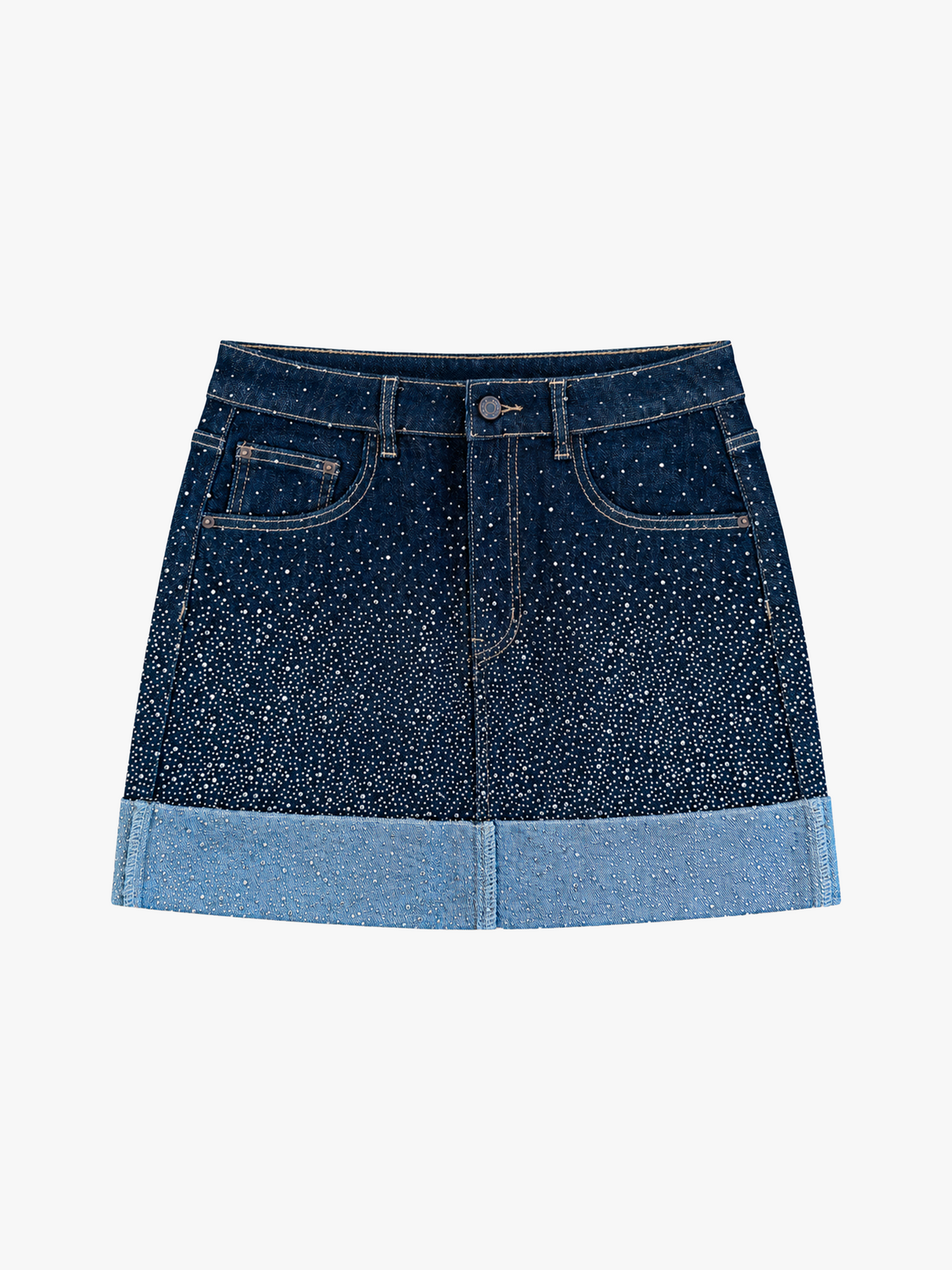 Glittered Blue Skirt